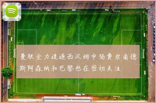 曼联全力追逐西汉姆中场费尔南德斯阿森纳和巴黎也在密切关注